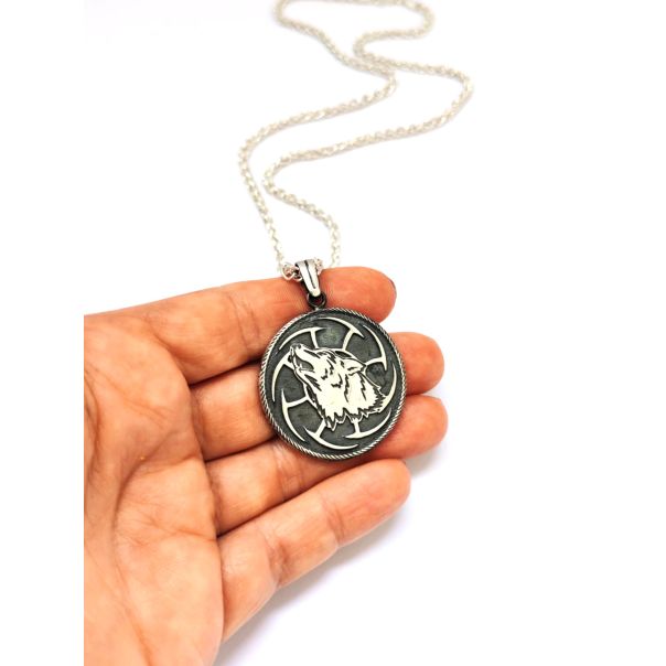 ROD - Ogrlica od sterling srebra VUK - ROD000044