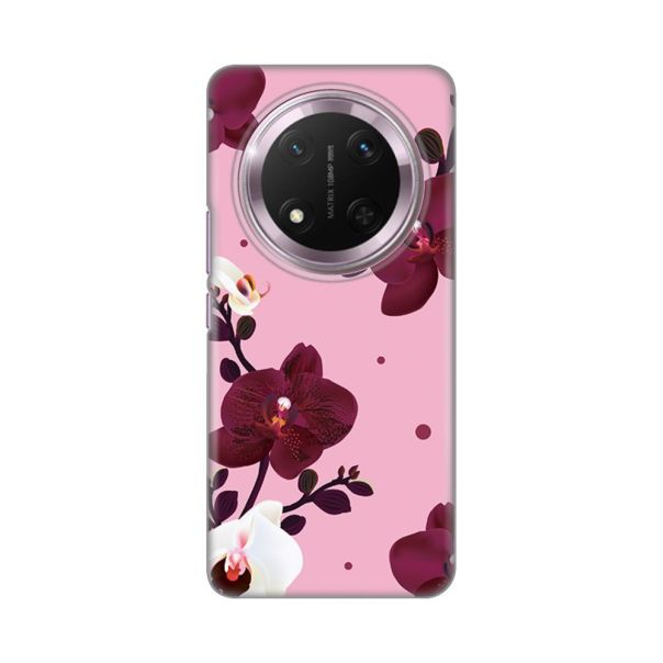 Maska za Honor Magic 7 Lite Pink Orchid Silikonska Print Skin - 8021156
