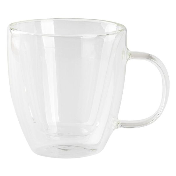 Castelli Set 2 staklene šolje sa tacnama Pigna Midi, Borosilikatno staklo, 2 × 150ml - EP3246754