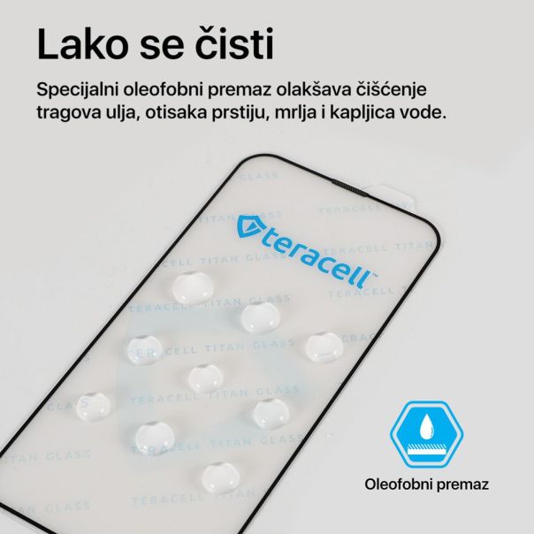 Zastitno staklo Tempered glass Teracell Titan 2.5D za Xiaomi 17T crni (fingerprint unlock) - EP3094949