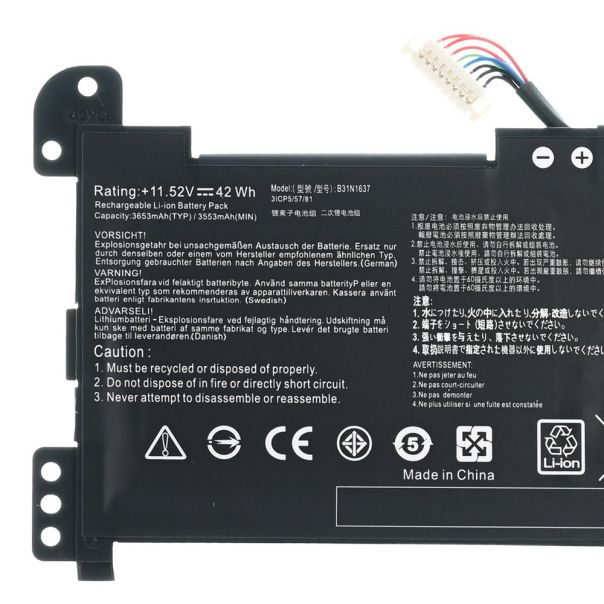 Baterija za laptop Asus S510UA 11.52V 42Wh HQ2200 M - EP3066020
