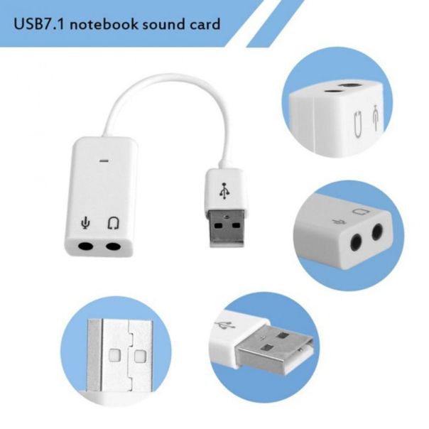 USB 2.0 zvucna karta 7.1 JWD-Sound3 - 85469