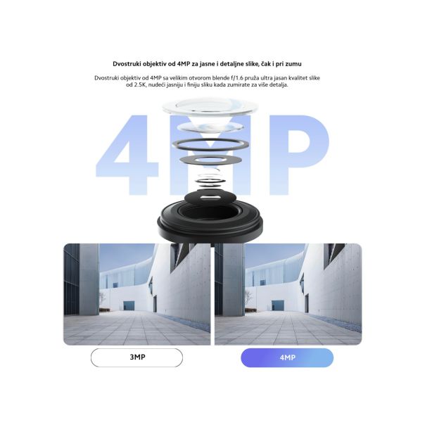 XIAOMI Kamera CW500 Dual, bela - 1570230