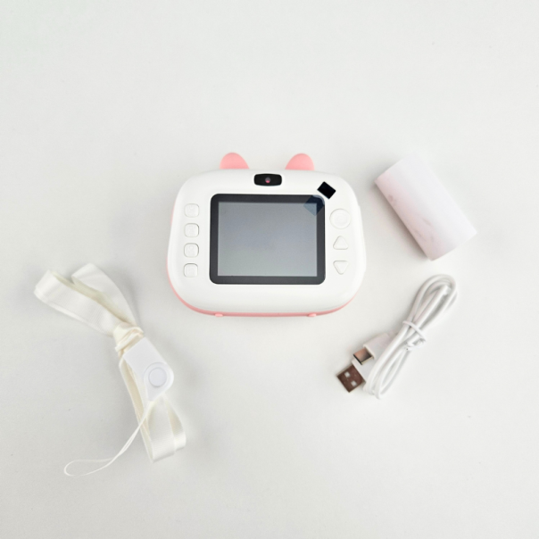 Digitalni fotoaparat sa štampačem za decu, bela - 1490051