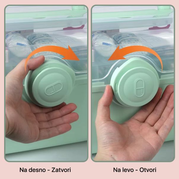 Prenosiva kutija za odlaganje Homemate 28/20/16 Zelena, XL - 0680-GRN