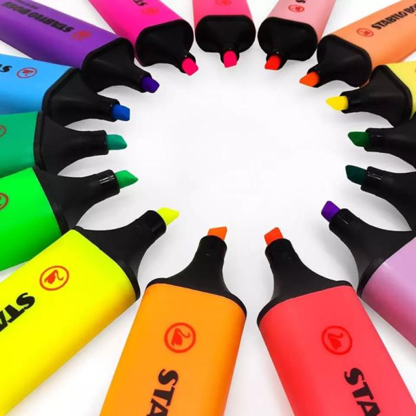 STABILO Tekst markeri Boss original Arty, hladne boje, set 1/5 - 70-5-02-2-20