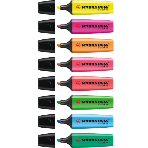 STABILO Tekst markeri Boss, set 1/8 - 70-8