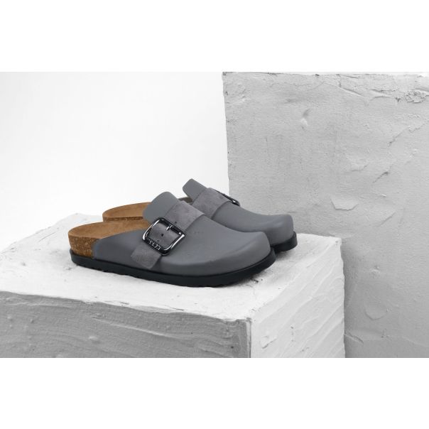 LEON Ženska papuča Zira-siva - 7000-SI