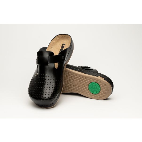 LEON Muška papuča Kasper-crna - 700M-CR