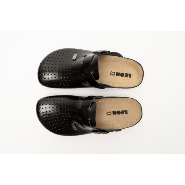 LEON Muška papuča Kasper-crna - 700M-CR