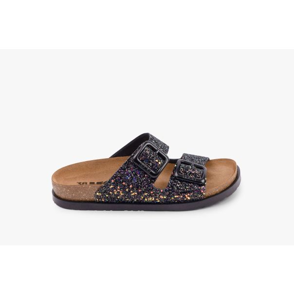 LEON Ženska papuča Siena-crna - 7011-CR