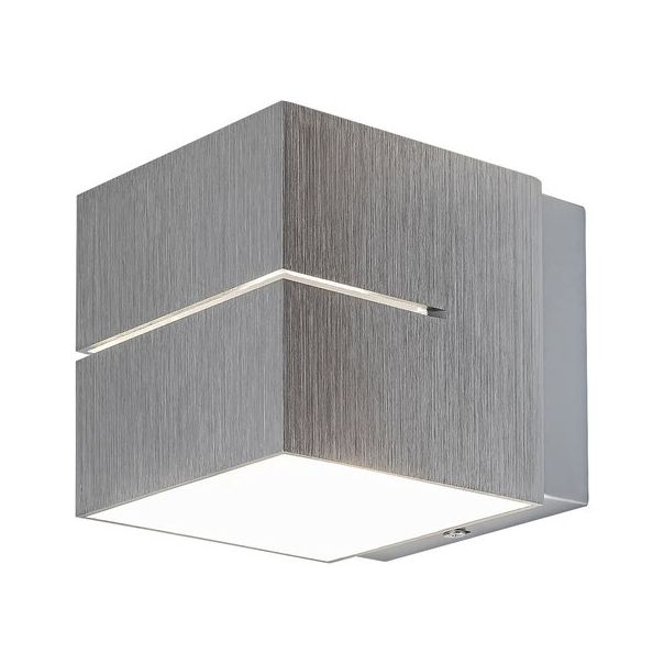 Rabalux Zidna lampa Kaunas G9 1x MAX 10W brušeni aluminijum (7019) - 7019