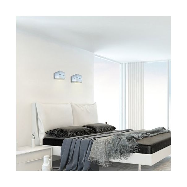 Rabalux Zidna lampa Kaunas G9 1x MAX 10W brušeni aluminijum (7019) - 7019