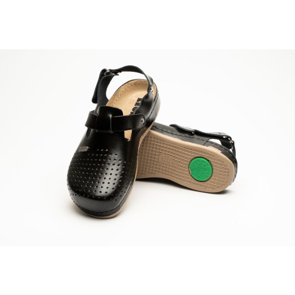 LEON Muška sandala Leonidas-crna - 701M-CR