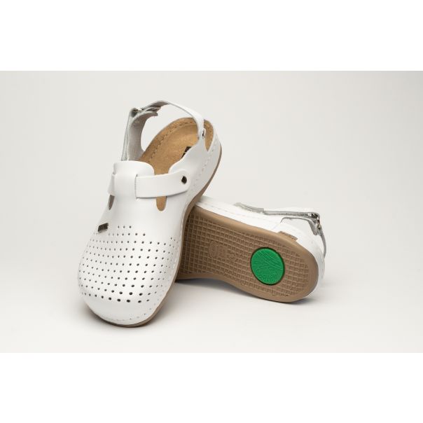 LEON Muška sandala Leonidas-bela - 701M-BE