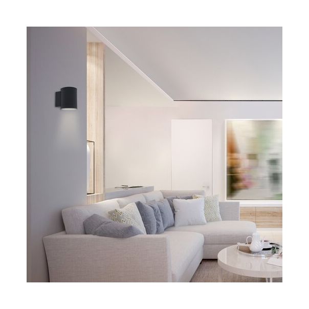 Rabalux Zidna lampa Kaunas G9 1x MAX 10W mat crno (7020) - 7020