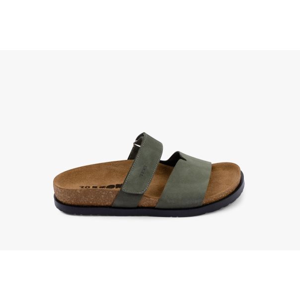 LEON Ženska papuča Gaia-zelena - 7020-ZE