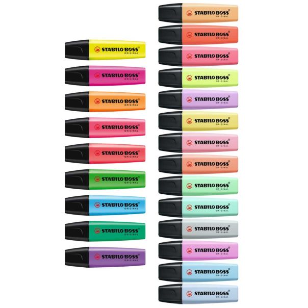 STABILO Tekst markeri Boss original stoni set 1/23 - 7023-01-5