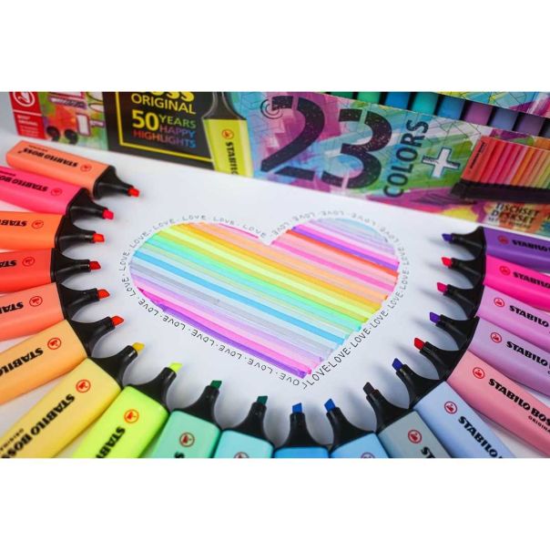 STABILO Tekst markeri Boss original stoni set 1/23 - 7023-01-5