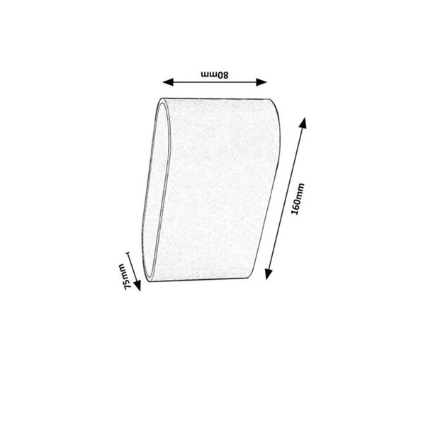 Rabalux Zidna lampa Kaunas G9 1x MAX 10W mat belo (7024) - 7024