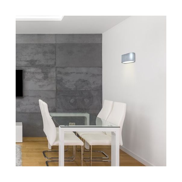 Rabalux Zidna lampa Kaunas G9 1x MAX 10W brušeni aluminijum (7025) - 7025