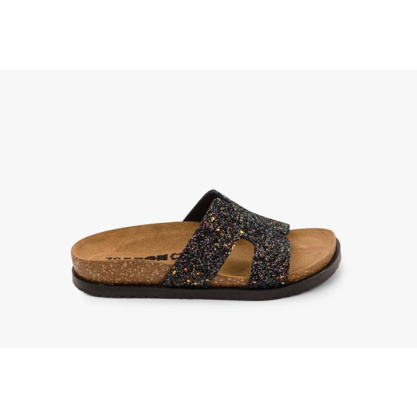 LEON Ženska papuča Liora II-crna - 7030-CR