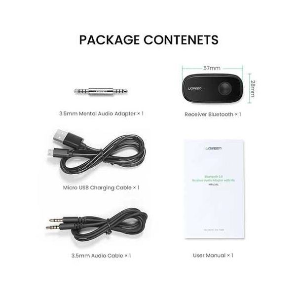 UGREEN Bluetooth prijemnik audio CM279 - 70304