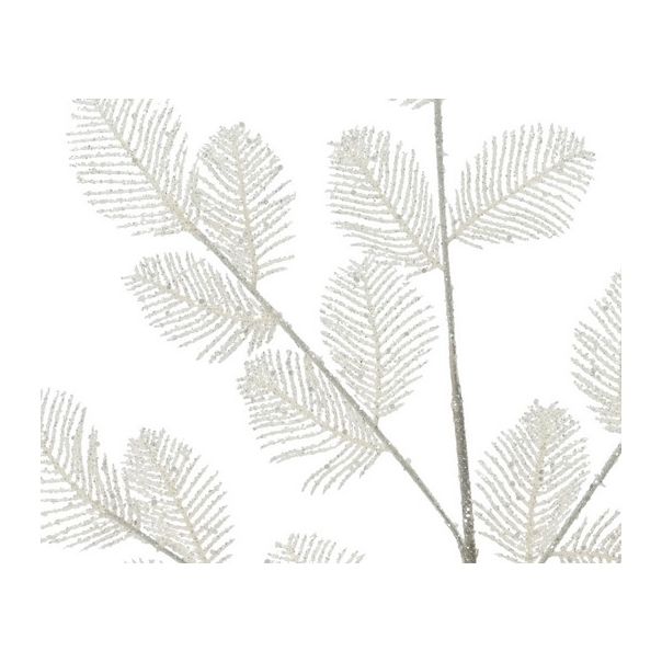 DEKOR DOM Novogodišnja dekoracija 72cm Feather 705037, bela - 041204