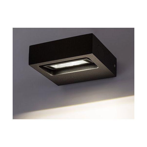 Rabalux Spoljna zidna rasveta Ganges LED 7W mat crno (7052) - 7052