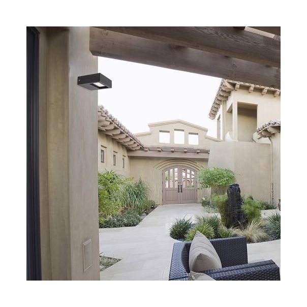 Rabalux Spoljna zidna rasveta Ganges LED 7W mat crno (7052) - 7052