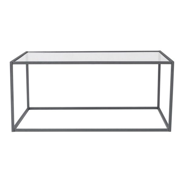 HANAH HOME Sto za dnevnu sobu Lizbon Smoked Glass - 189201