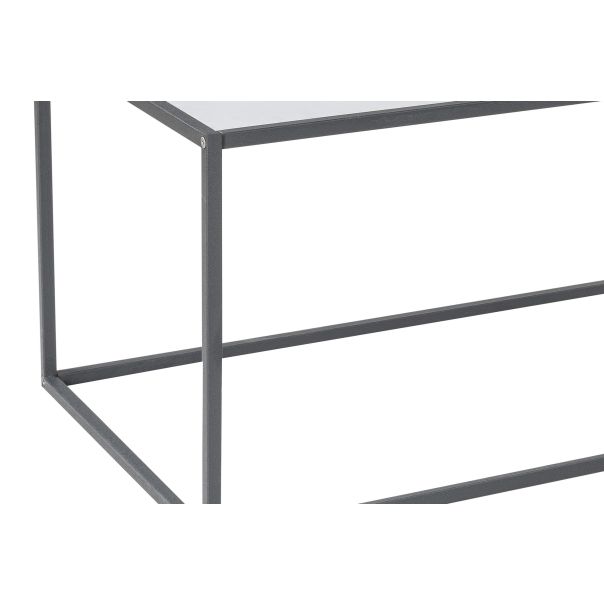 HANAH HOME Sto za dnevnu sobu Lizbon Smoked Glass - 189201