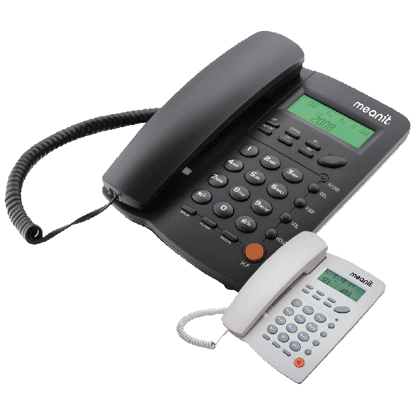 MeanIT Zični telefon ST-300, LCD, ID broja, handsfree, crna - EP2834245