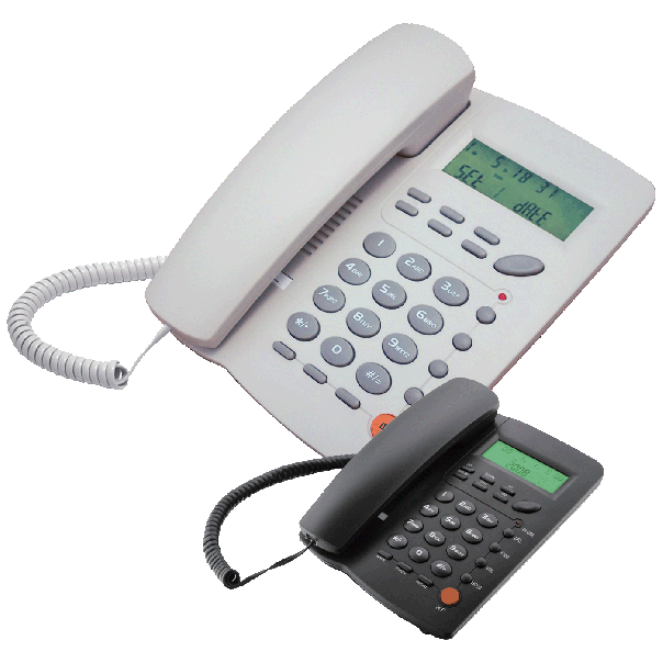 MeanIT Zični telefon ST-300, LCD, ID broja, handsfree, bela - EP2834248