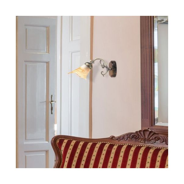 Rabalux Zidna lampa Rustic 3 E14 1x MAX 40W bronzana (7091) - 7091