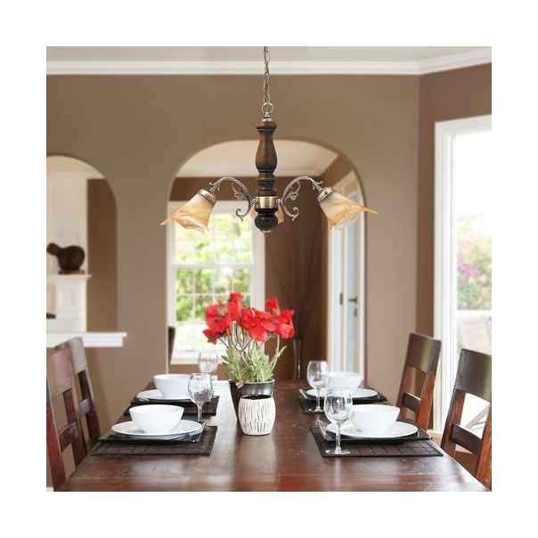 Rabalux Luster Rustic 3 E14 3x MAX 40W bronzana (7093) - 7093