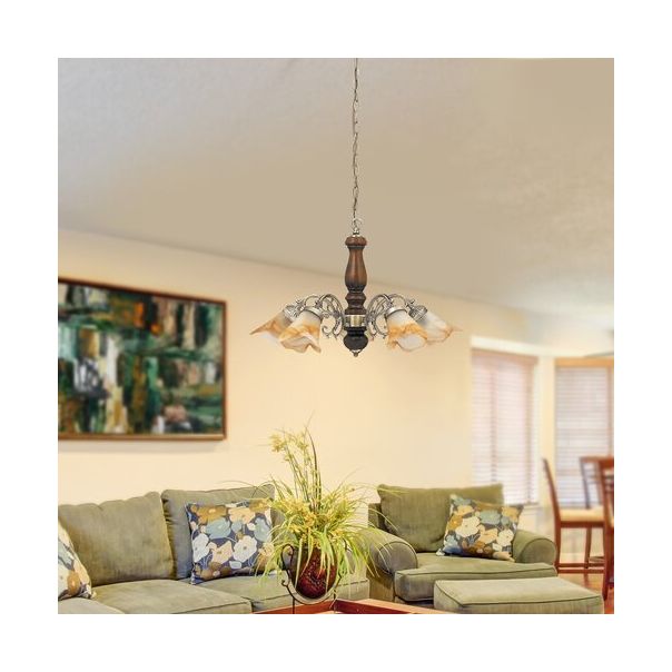 Rabalux Luster Rustic 3 E14 5x MAX 40W bronzana (7095) - 7095