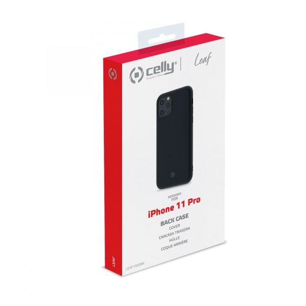 CELLY Maska LEAF za iPhone 11 PRO, crna - LEAF1000BK
