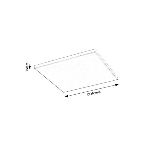 Rabalux Ugradna i nadgradna rasveta Faramir LED 18W bela (71001) - 71001-1
