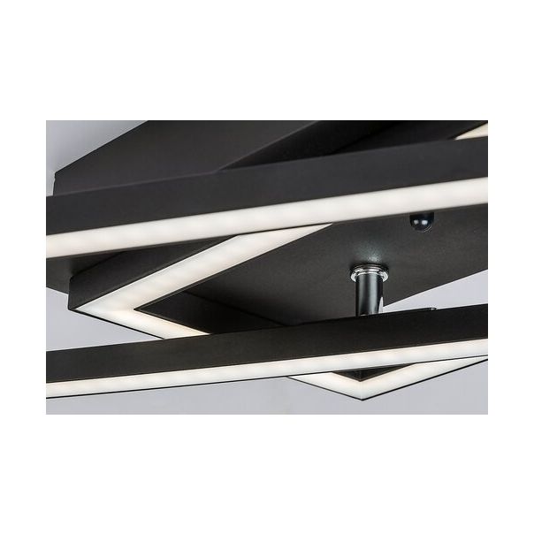 Rabalux Plafonjera Nefertum LED 38W crna (71004) - 71004-1