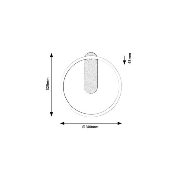 Rabalux Zidna lampa Tumnus LED 14W srebrna strugani aluminijum (71010) - 71010-1