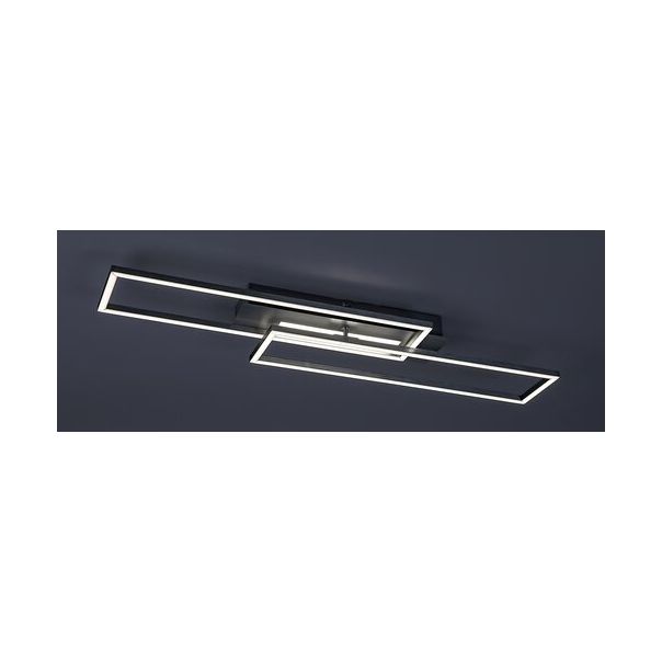 Rabalux Plafonjera Demetrius LED 40W srebrna strugani aluminijum (71012) - 71012-1