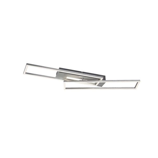 Rabalux Plafonjera Demetrius LED 40W srebrna strugani aluminijum (71012) - 71012-1