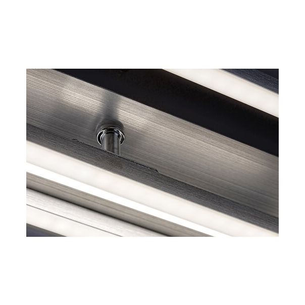Rabalux Plafonjera Demetrius LED 40W srebrna strugani aluminijum (71012) - 71012-1