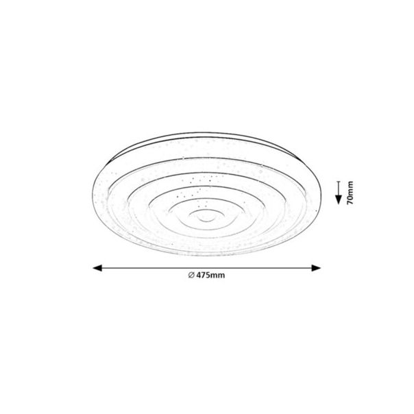 Rabalux Plafonjera Katina LED 36W bela (71018) - 71018