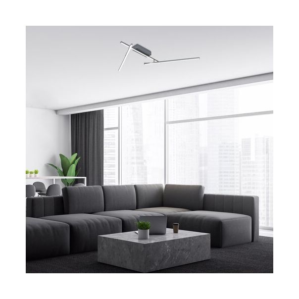 Rabalux Plafonjera Negan LED 24W srebrna (71019) - 71019