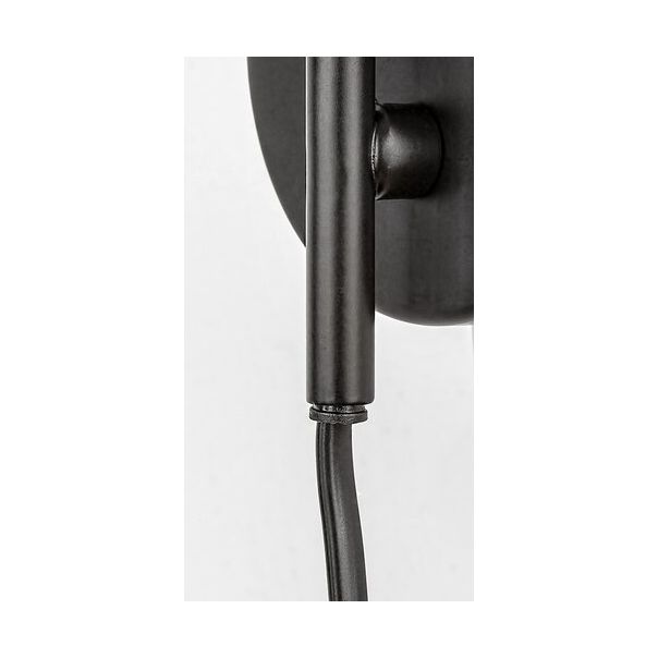 Rabalux Zidna lampa Manzur E27 1x MAX 40W crna (71022) - 71022-1