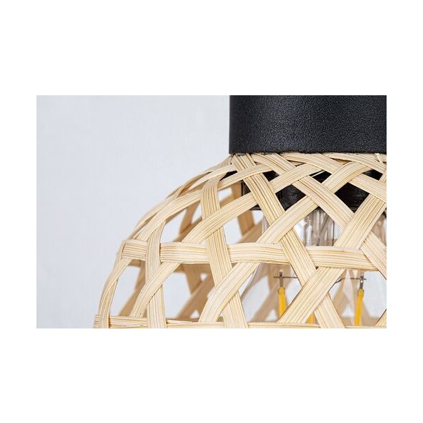Rabalux Zidna lampa Rattan E27 1x MAX 15W crna (71025) - 71025