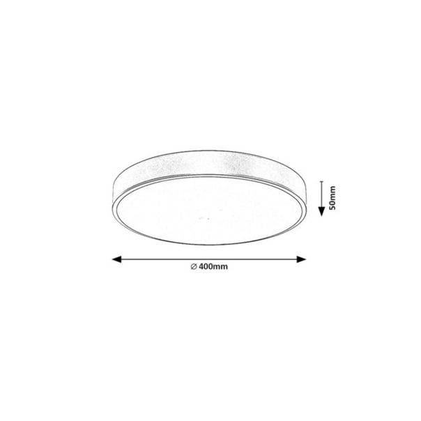 Rabalux Plafonjera Tesia LED 36W zlatna (71037) - 71037-1
