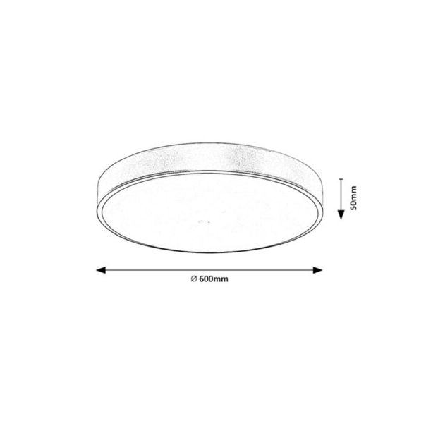 Rabalux Plafonjera Tesia LED 60W zlatna (71038) - 71038